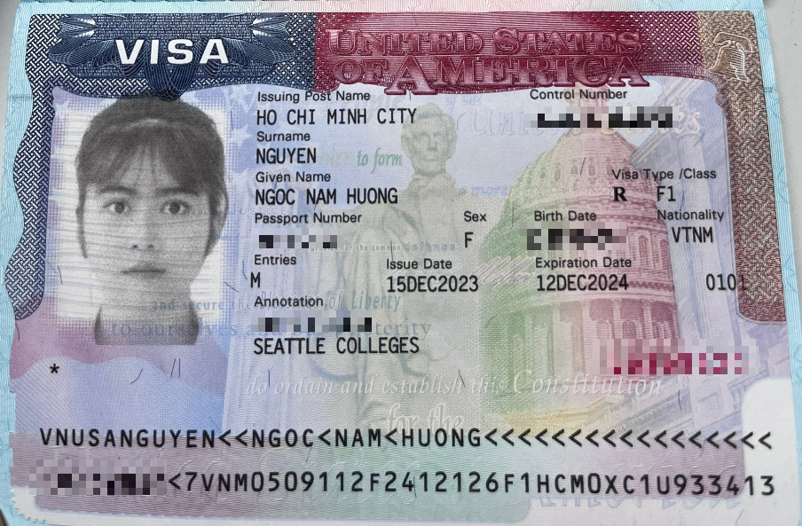 Chúc mừng học sinh Nguyễn Ngọc Nam Hương đã đạt Visa du học Hoa Kì 2023